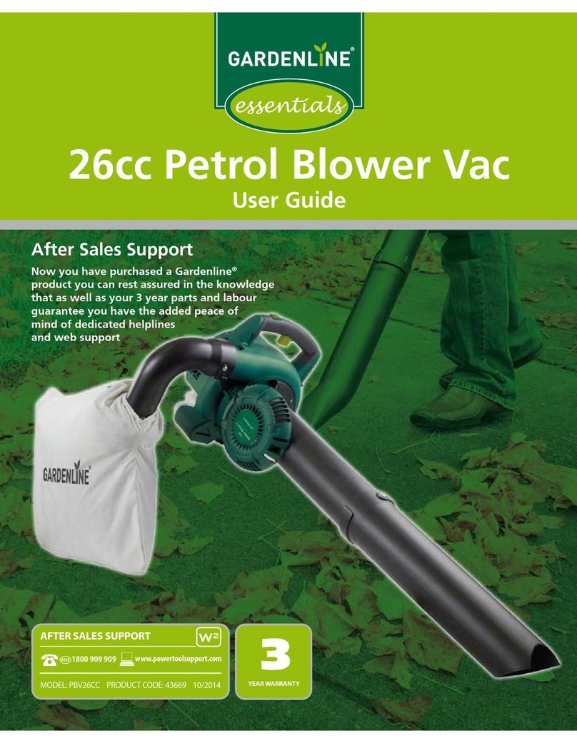 Gardenline PBV26CC user guide