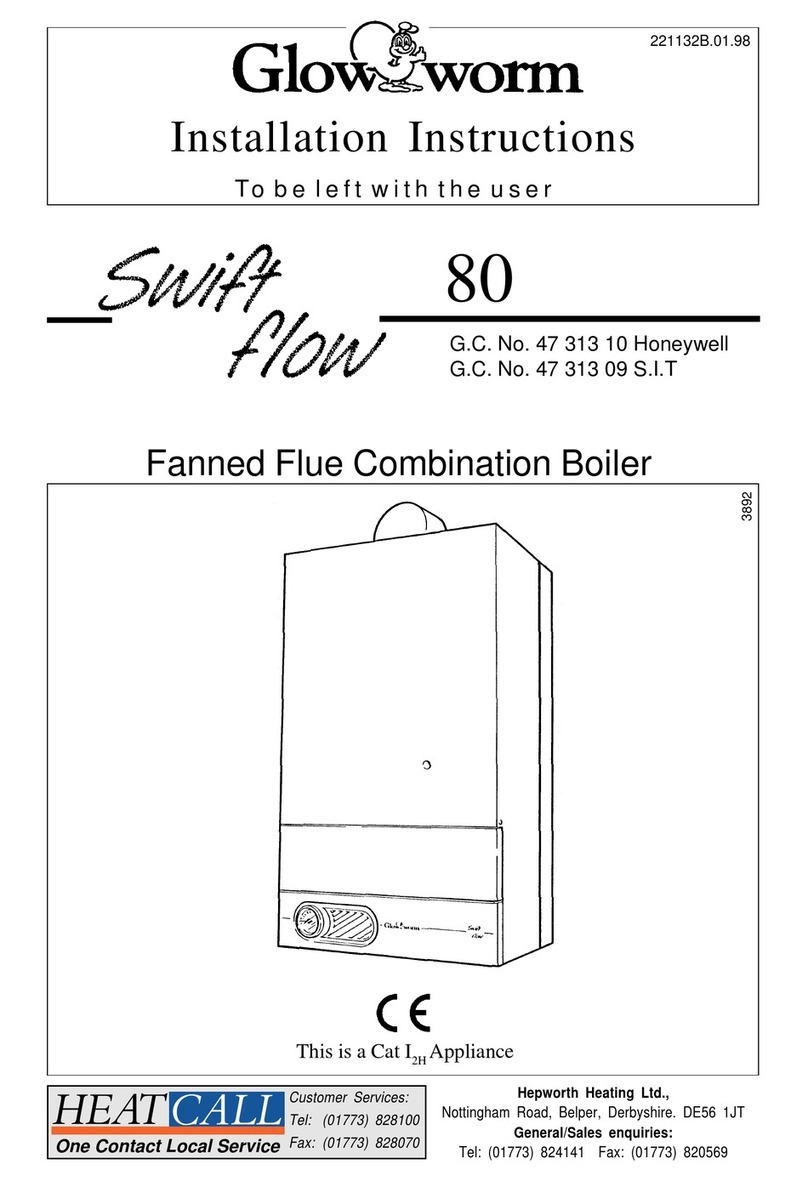 Glowworm swift flow 80 User manual Glowworm swift flow 80 User manual