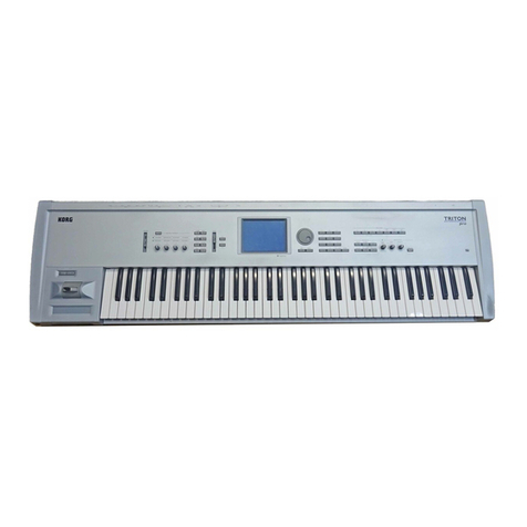 Korg Triton Studio User manual Korg Triton Studio User manual