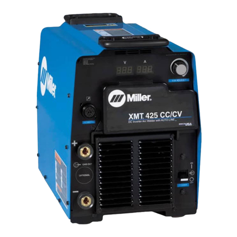 Miller XMT 425 CC/CV User manual