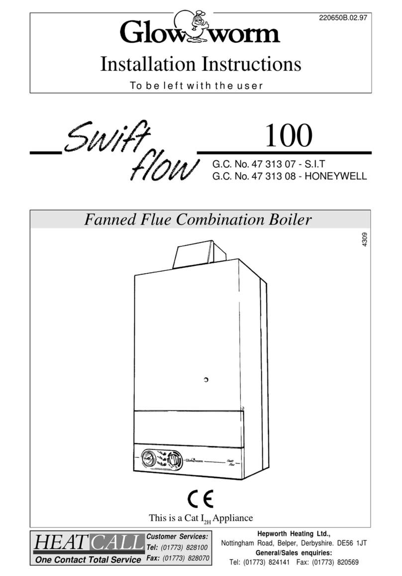 Glowworm Swift flow 100 installation instructions