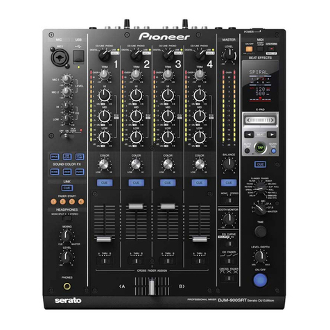 pioner DJM-900SRT operating instructions