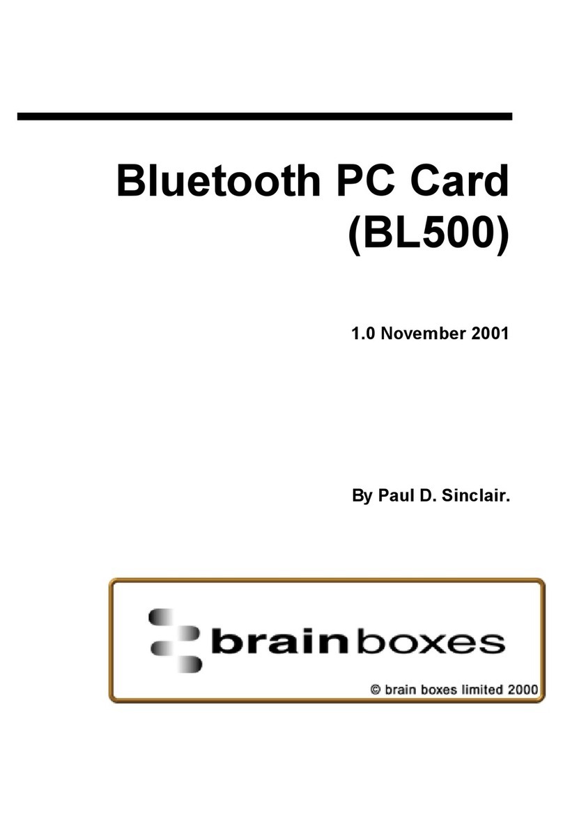 Brainboxes BL-500 instruction manual