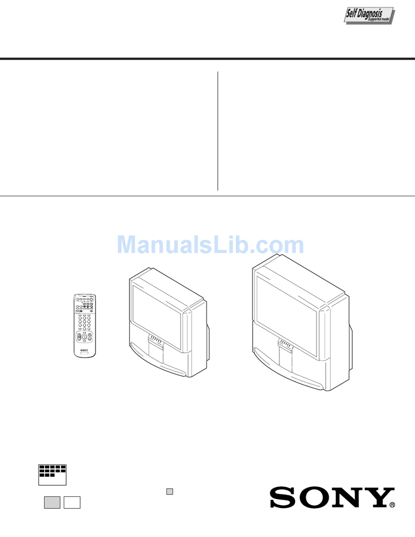 Sony KP-53XBR300 - 53" Color Rear Video Projector... User manual