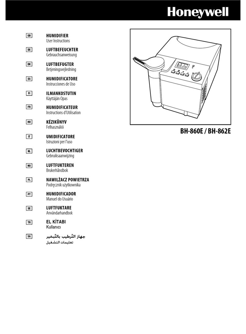 Honeywell BH-860E User manual