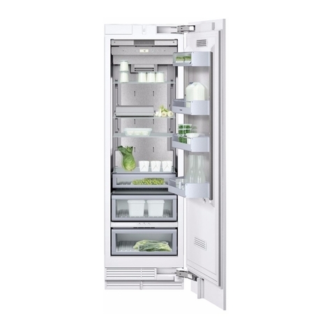 Gaggenau RC 462 User manual