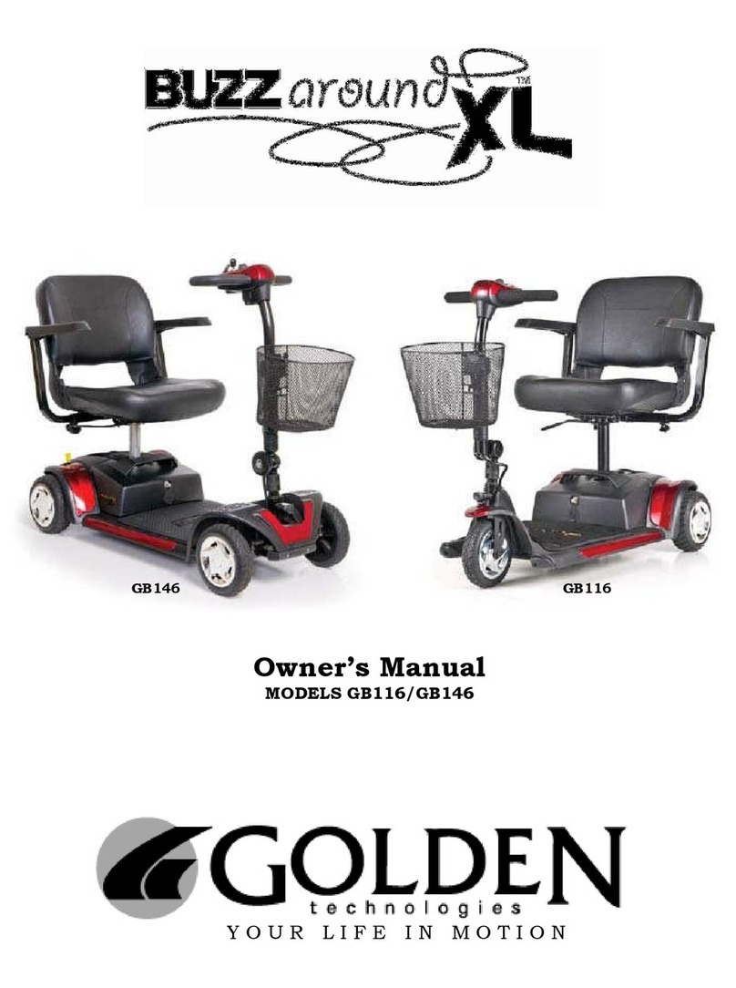 Golden Technologies Buzz around XL GB146 owner's manual