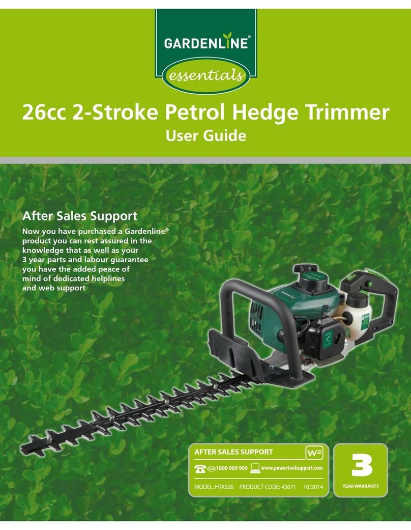 Gardenline 43671/HTKS26 user guide