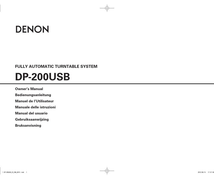 Denon DP-200USB User manual