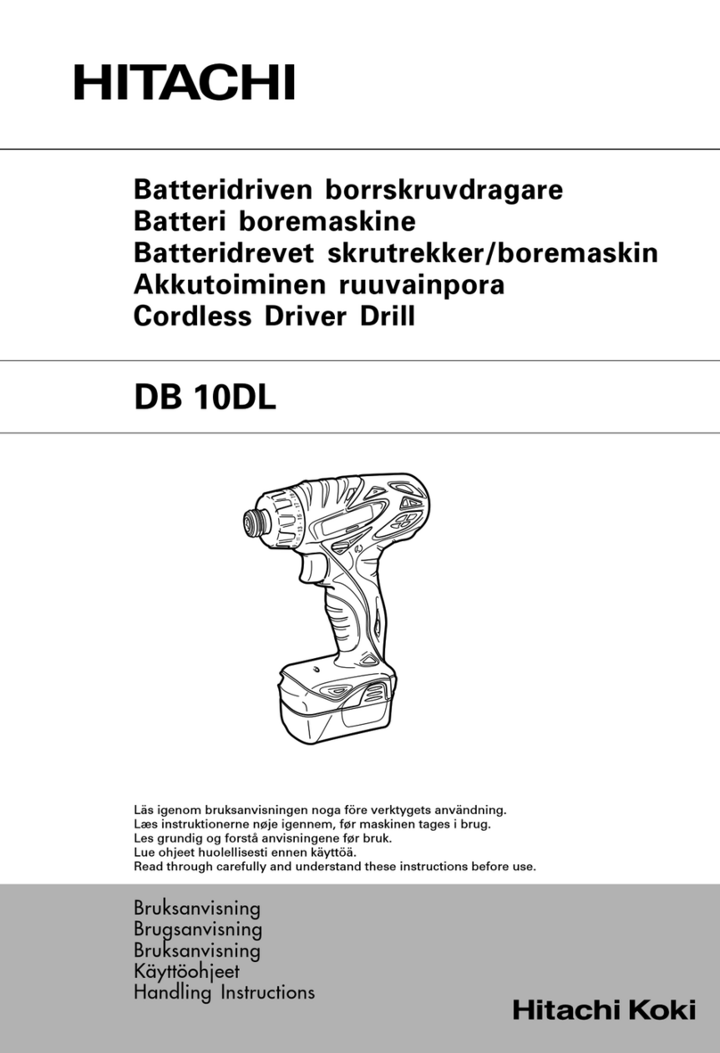 Hitachi DB10DL user manual