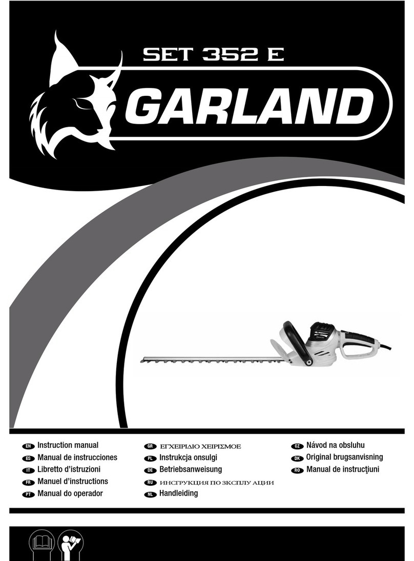 Garland SET 352 E instruction manual