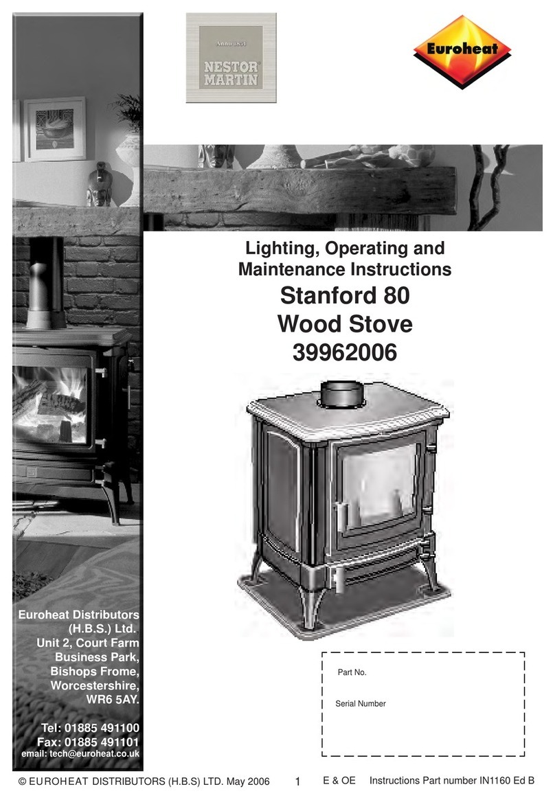 Euroheat Stanford 80 Lighting, operating and maintenance instructions Euroheat Stanford 80 Lighting, operating and maintenance instructions