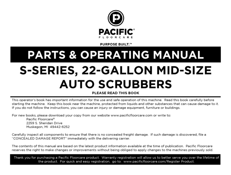 Pacific S Series Parts & operating manual