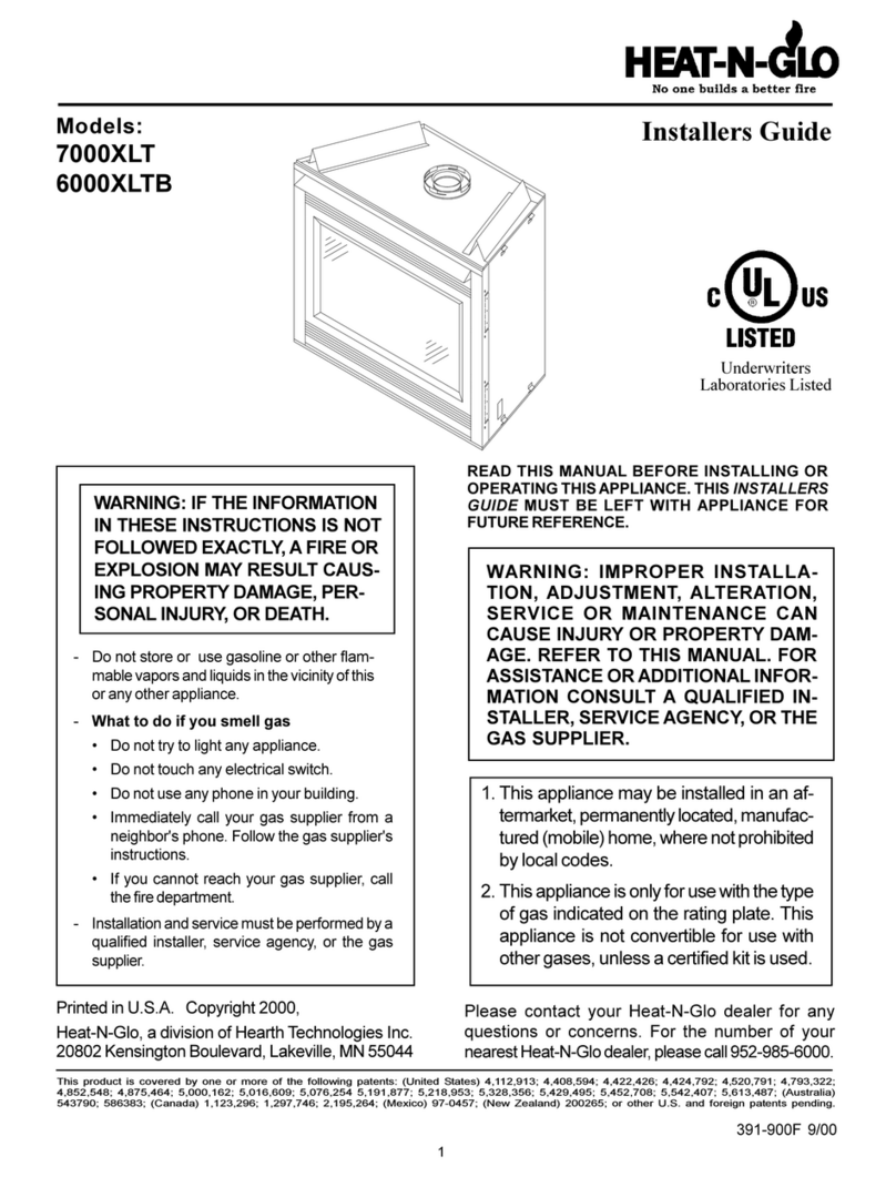 Heat-N-Glo 7000XLT Assembly instructions Heat-N-Glo 7000XLT Assembly instructions