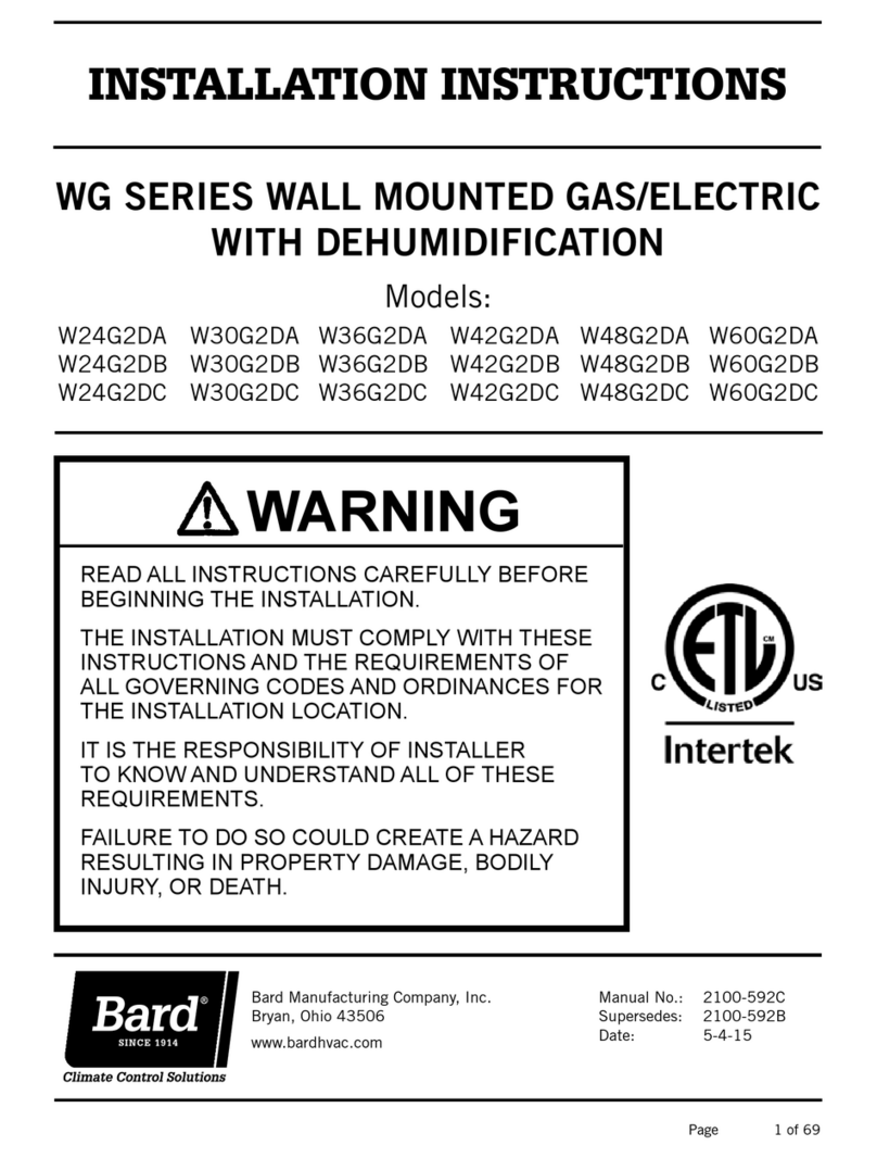 Bard W24G2DA User manual