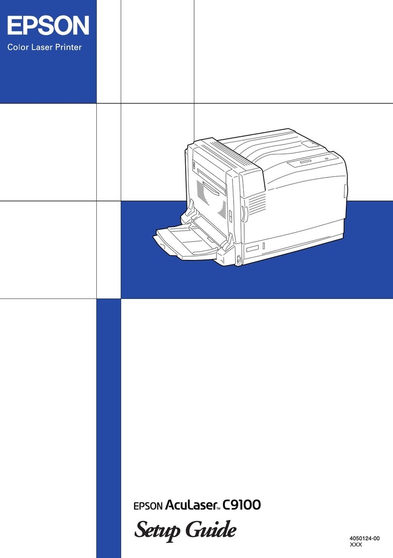 Epson AcuLaser C9100 User manual