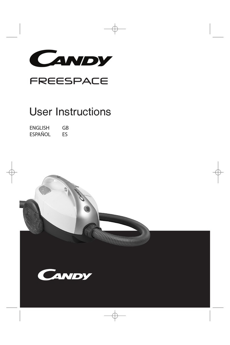 Candy Freespace Series User instructions