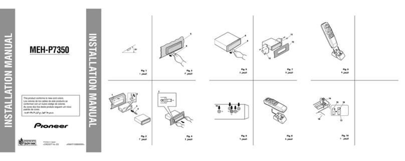 Pioneer MEH-P7350 installation manual