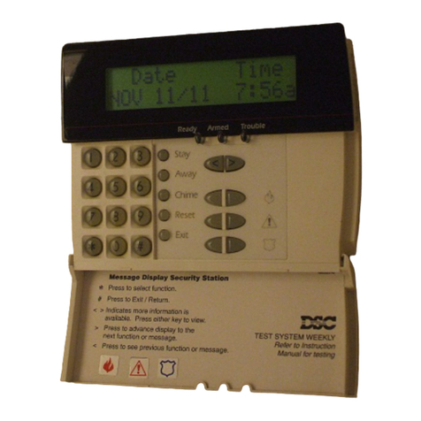 DSC LCD5500Z User manual