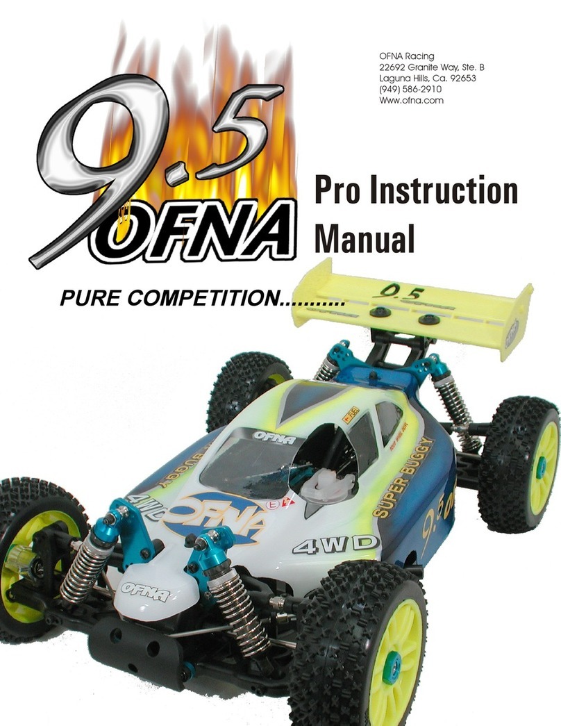 Ofna Racing 9.5 instruction manual