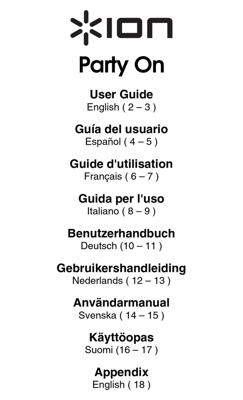 ION Party On User manual
