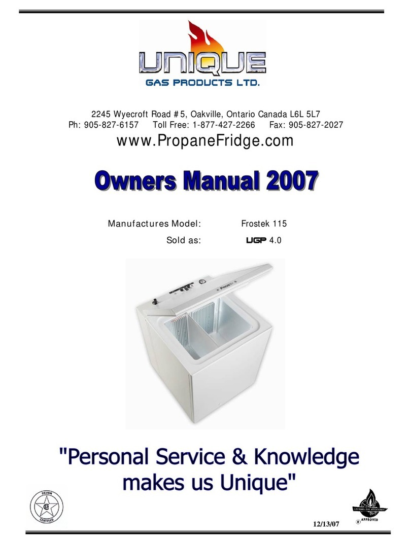 FrosTek 115 owner's manual