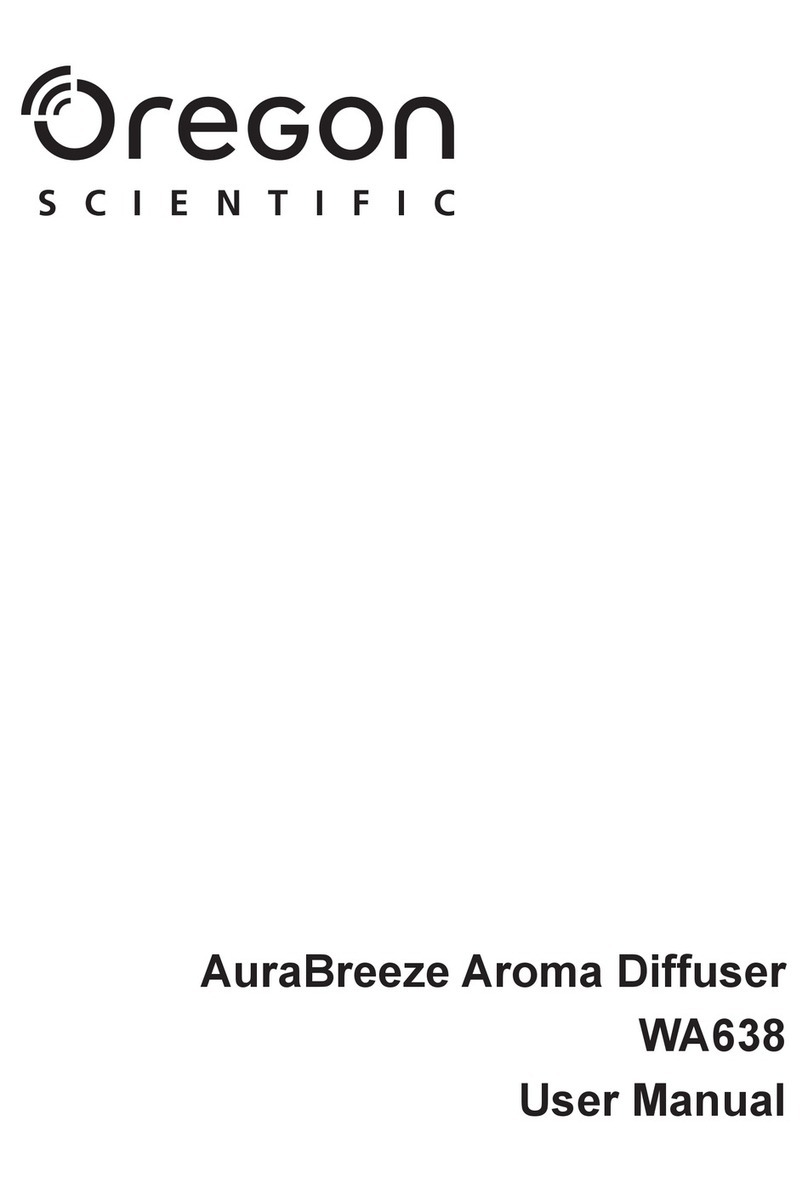 Oregon Scientific AuraBreeze WA638 user manual Oregon Scientific AuraBreeze WA638 user manual