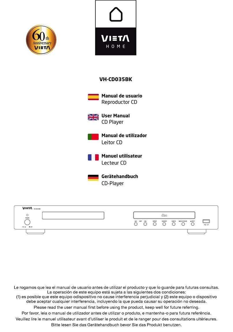 VIETA VH-CD035BK user manual