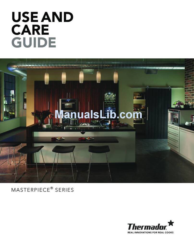 Thermador MASTERPIECE CIT36XKB Use and care guide