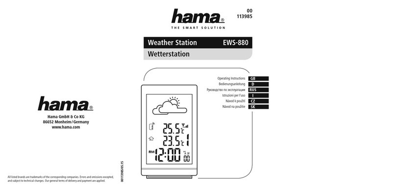 Hama EWS-880 operating instructions