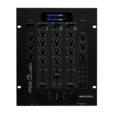 JB Systems mix 3 USB User manual
