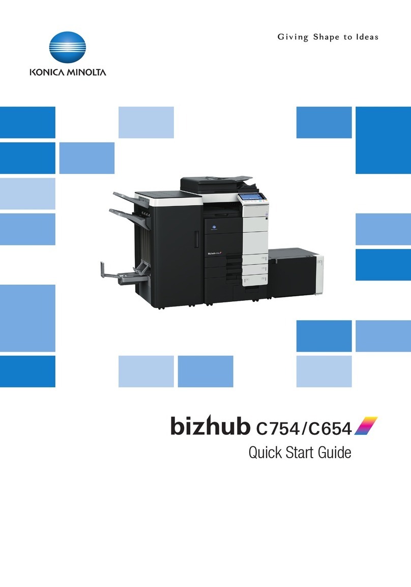 Konica Minolta bizhub C754 User manual