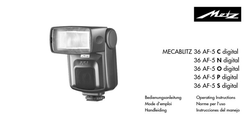 Metz MECABLITZ 36 AF-5 C digital User manual