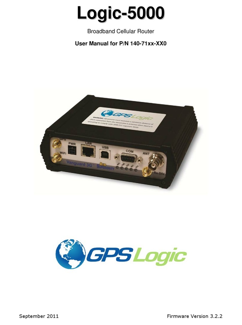 GPS Logic Logic-5000 user manual