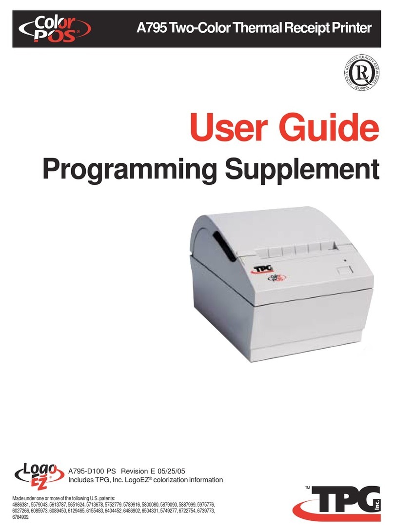 TPG A795 Owner's manual