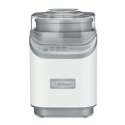 Cuisinart GELATERIA ICE-60W series User manual