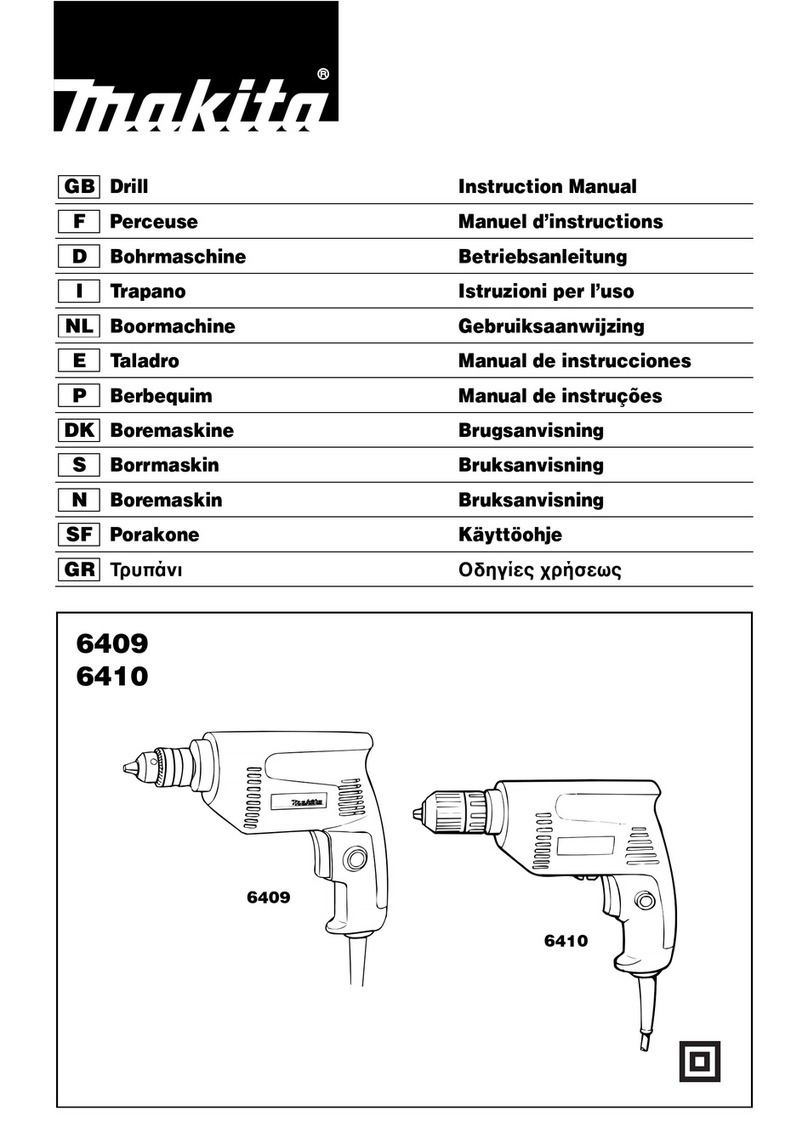 Makita 6409 instruction manual