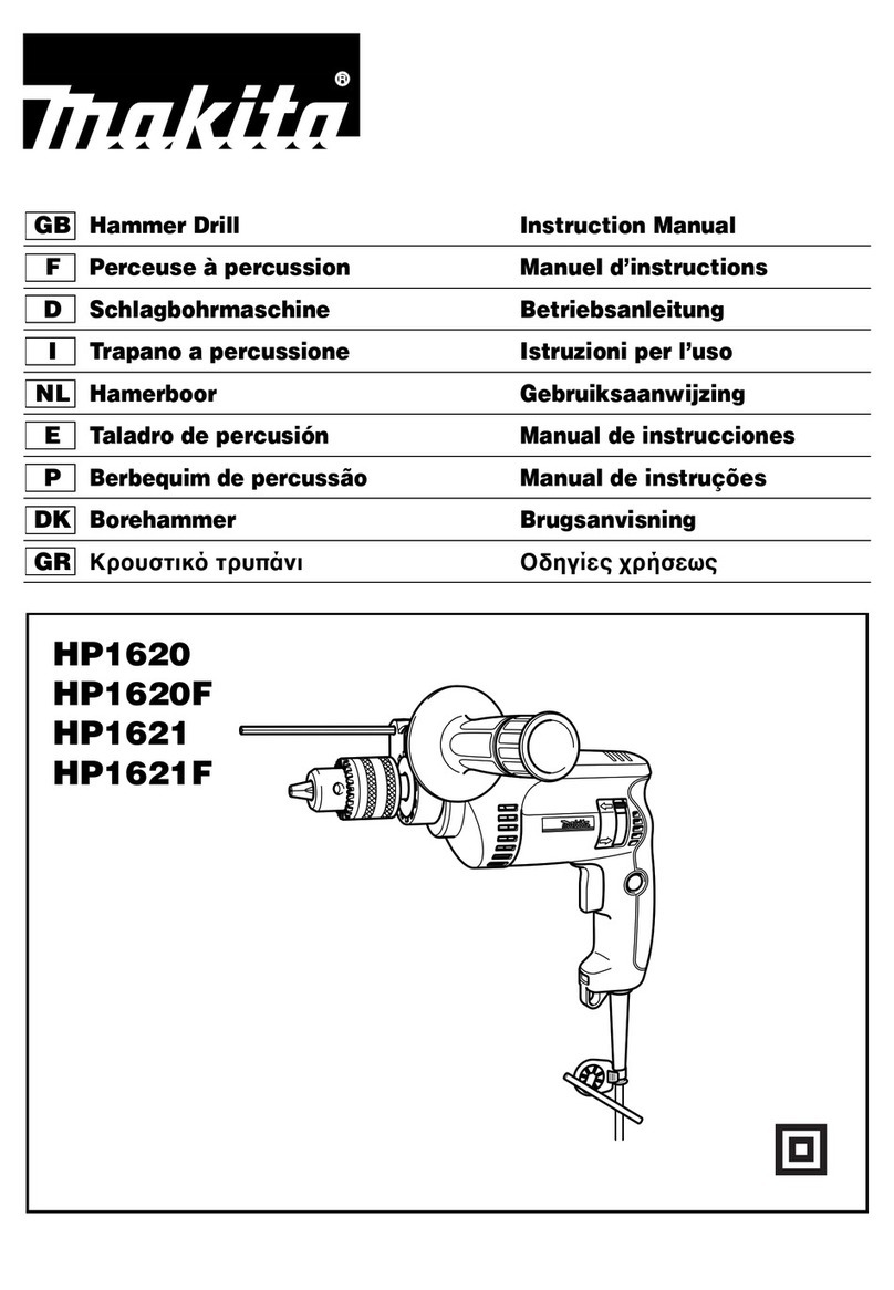 Makita HP1620 instruction manual