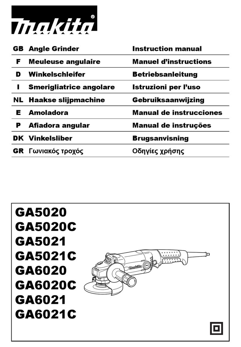 Makita GA5020 instruction manual