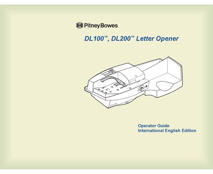 Pitney Bowes DL100 Operator's guide