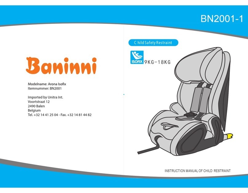 Baninni Arona Isofix BN2001 instruction manual