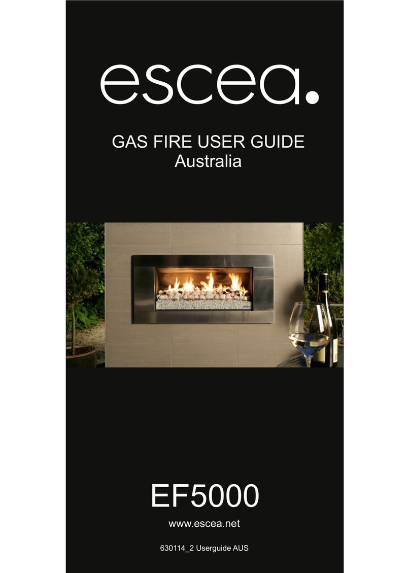 Escea EF5000 User manual