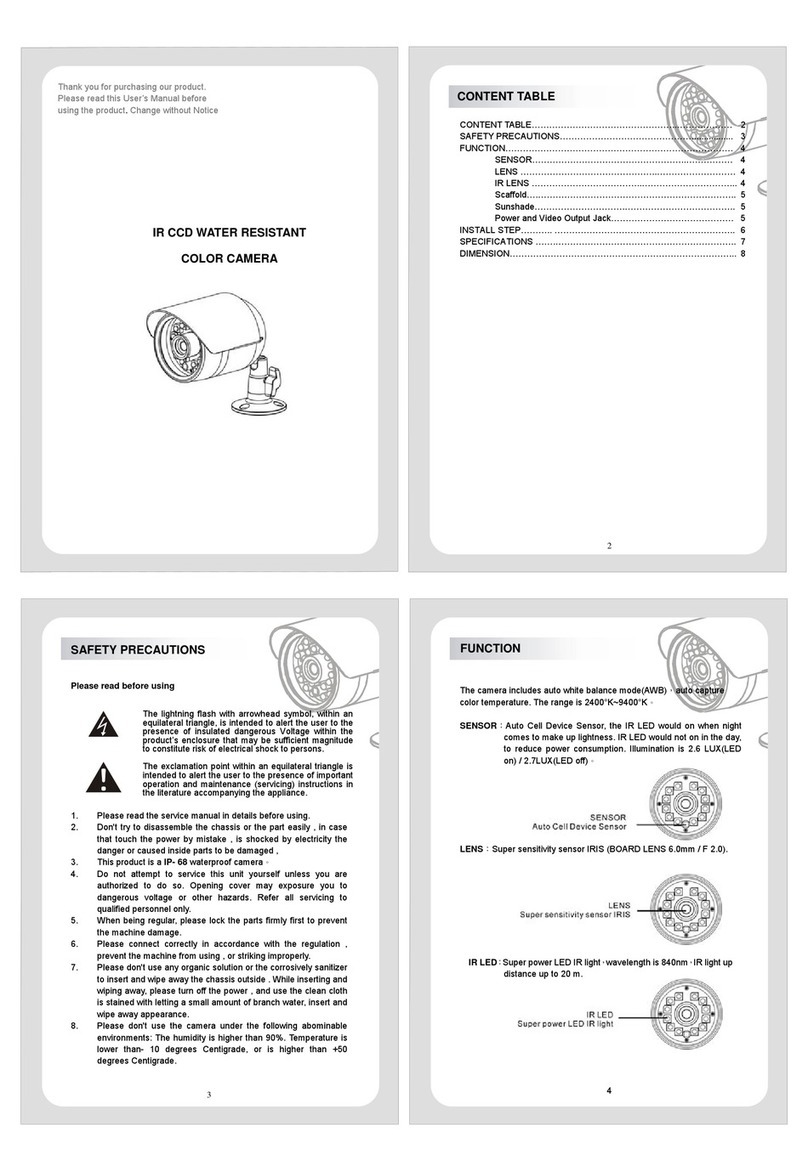 Hi Sharp HS-CC762 User manual Hi Sharp HS-CC762 User manual