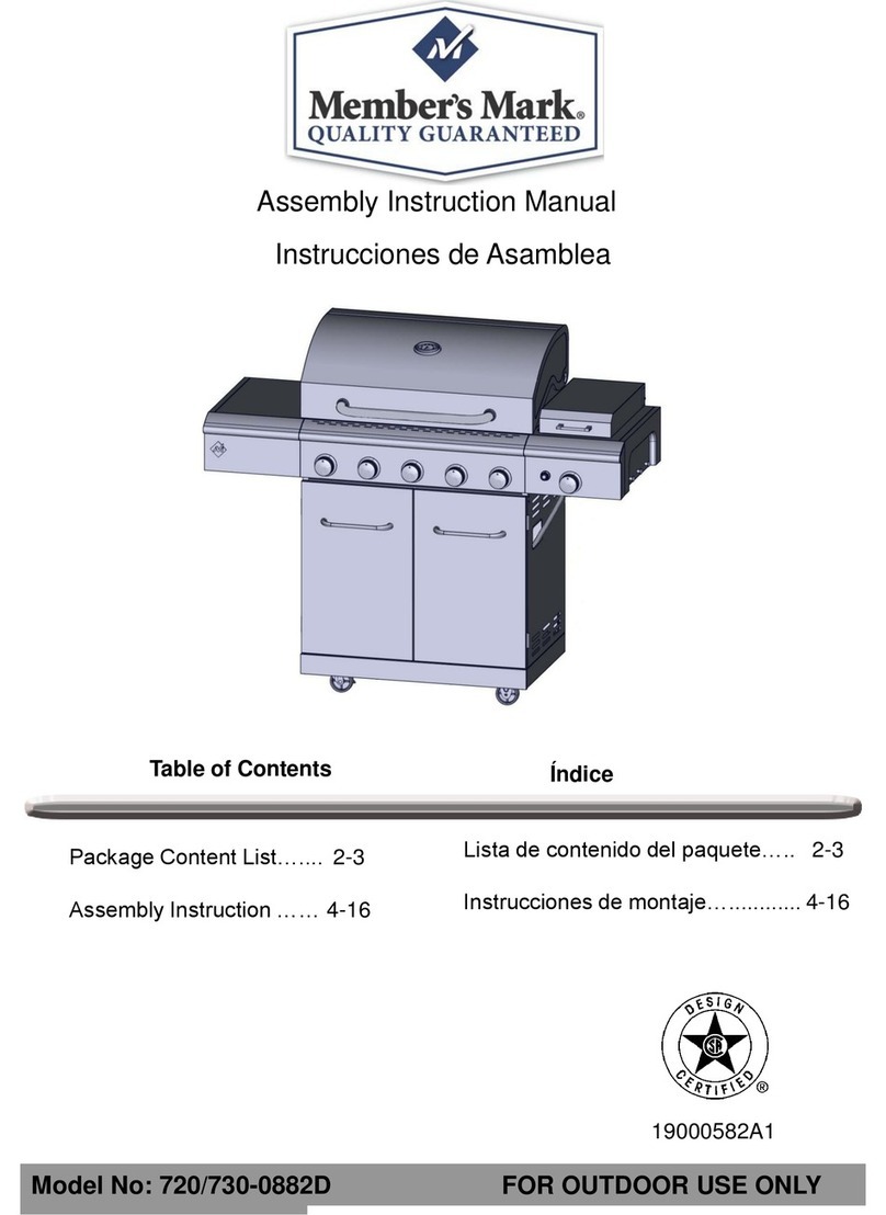 Members Mark 720-0882D Assembly & instruction manual Members Mark 720-0882D Assembly & instruction manual