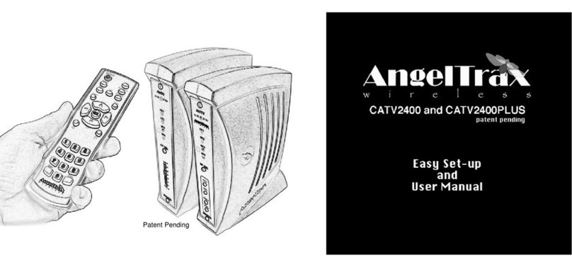 AngelTrax CATV2400 Easy set-up and user manual