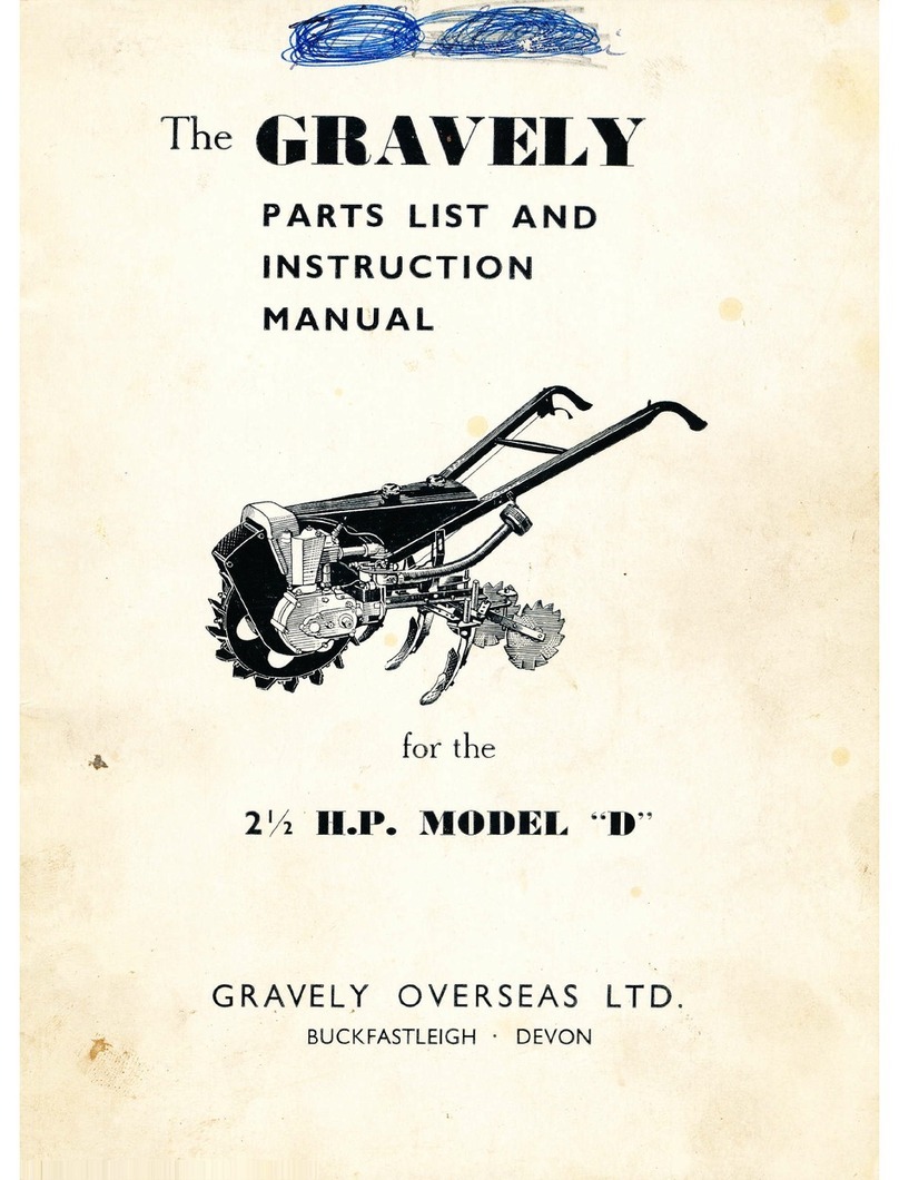 Gravely D User manual