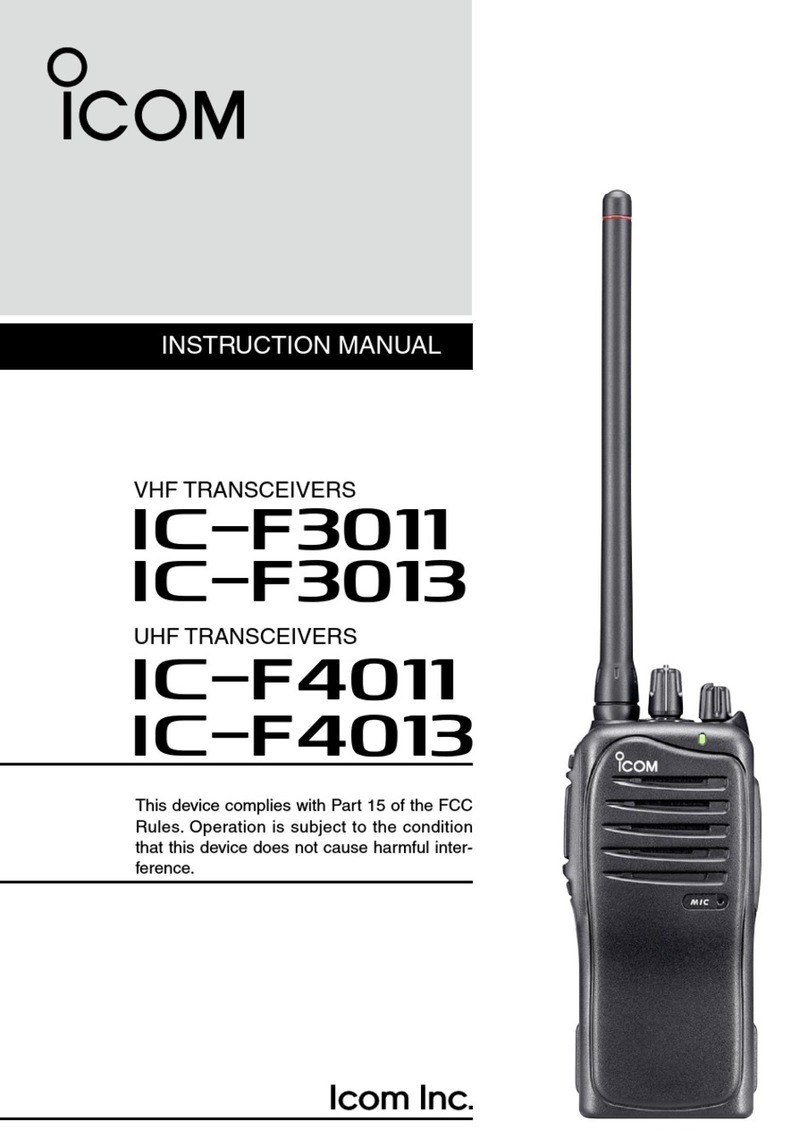 Icom iF3011 User manual