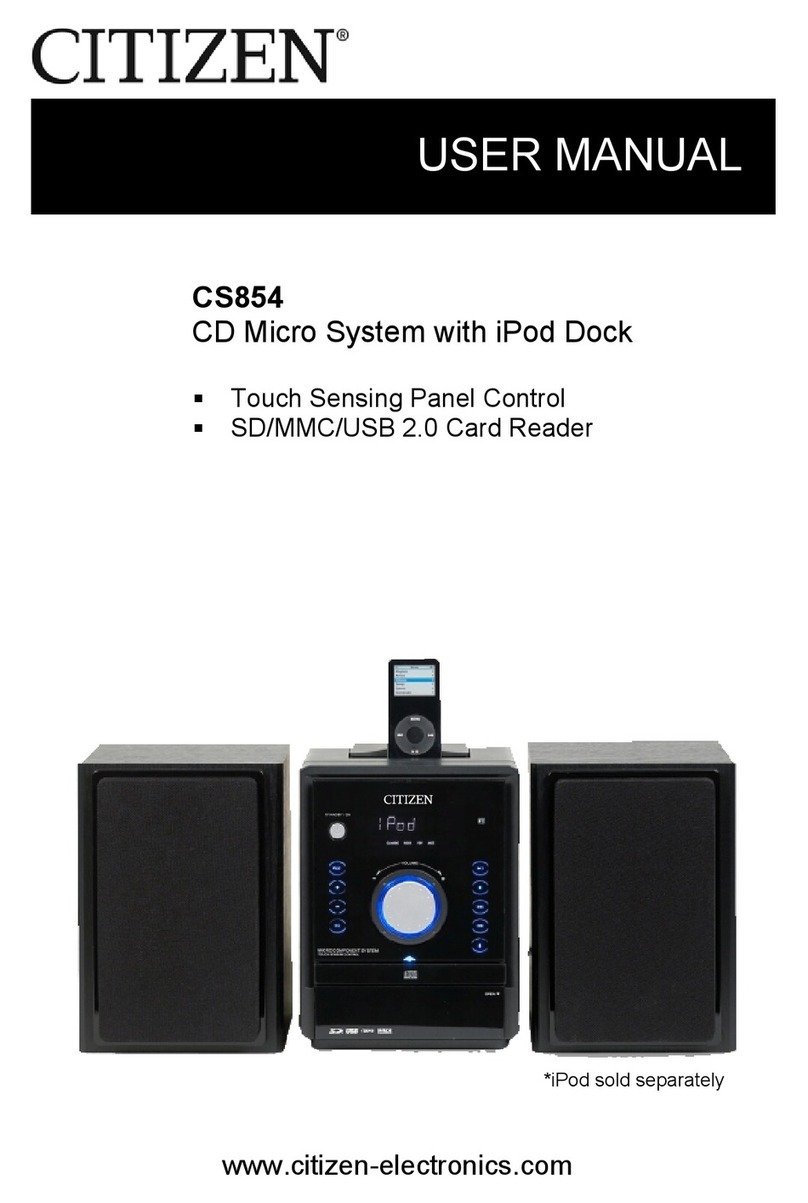 Citizen CS854 user manual