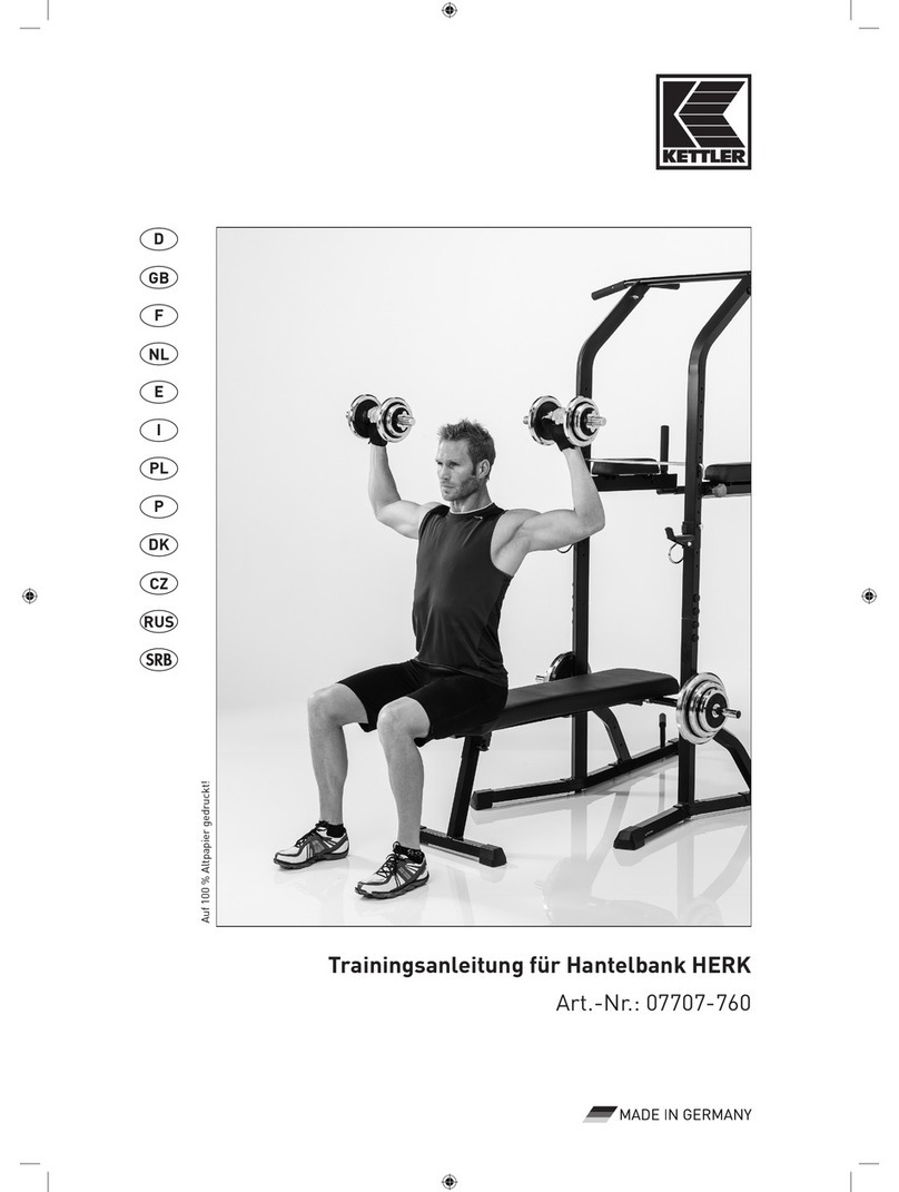 Kettler HERK 07707-760 Training instructions