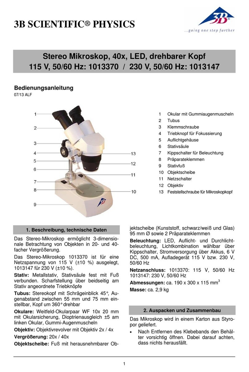3B SCIENTIFIC PHYSICS 1013370 instruction manual